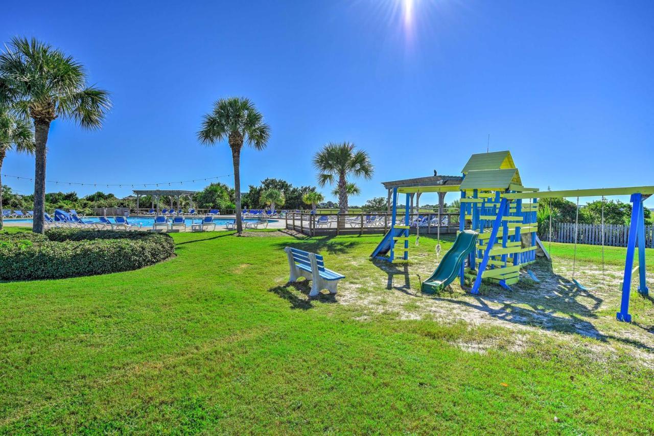 Harbor Island Condo With Deck - Steps To Beach! Oceanmarsh Subdivision 外观 照片