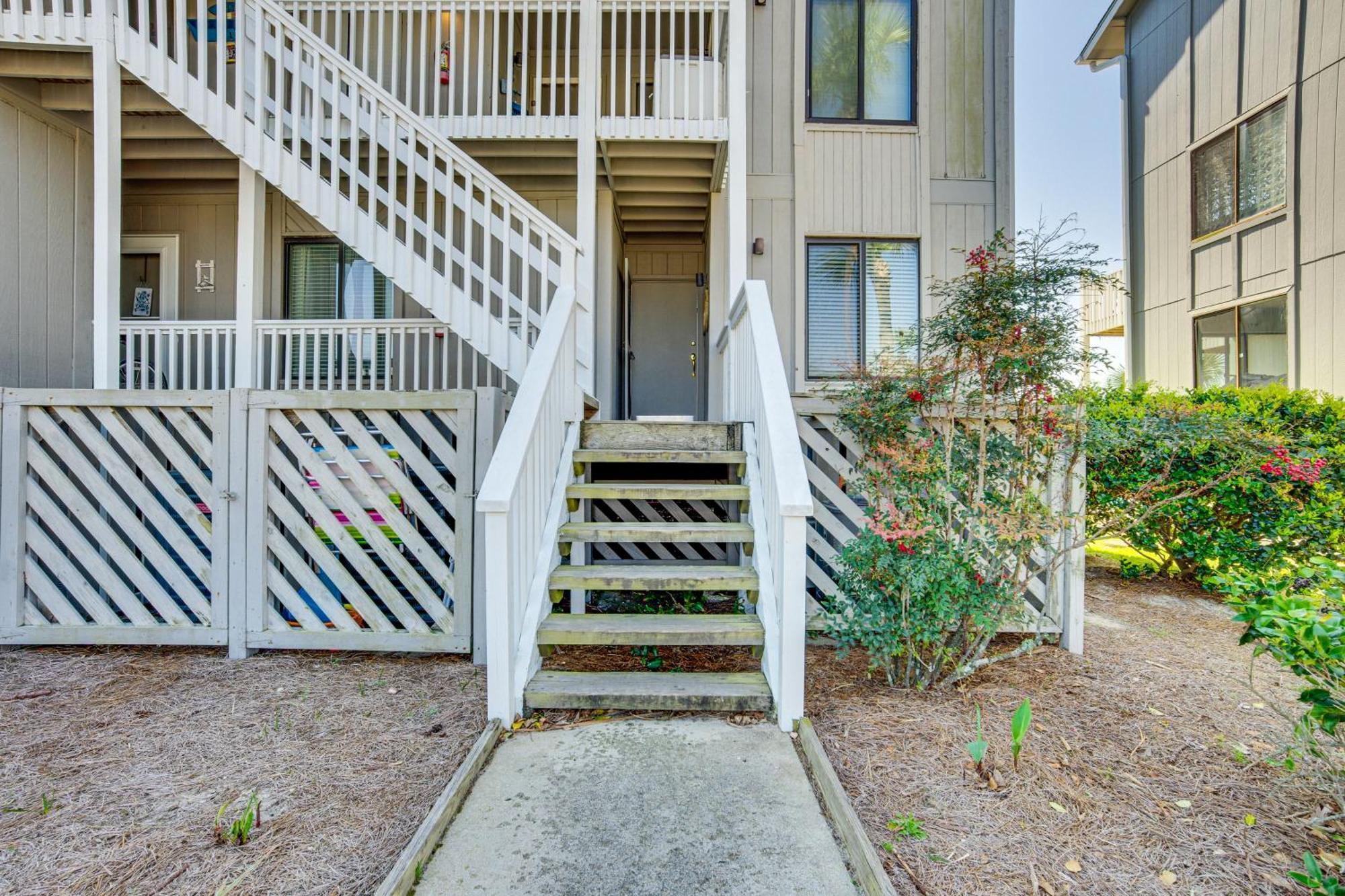 Harbor Island Condo With Deck - Steps To Beach! Oceanmarsh Subdivision 外观 照片